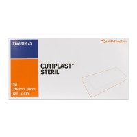 Cutiplast Steril 20cm x 10cm: Apósitos estériles (caja de 50 unidades)